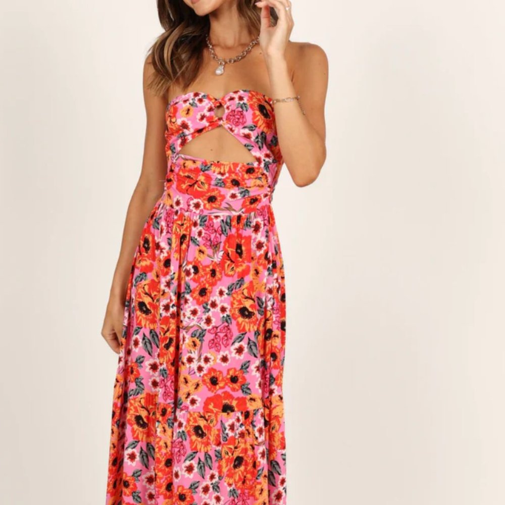 All About May || Pink Floral Dress
